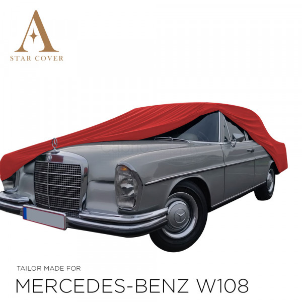 Mercedes-Benz W108 / W109 Cabrio Indoor Cover  - Red