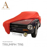 Triumph TR4 TR6 Cover - Tailored - Red