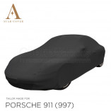 Porsche 911 997 Convertible 2005-2011 with Aerokit Cover  - Black