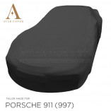 Porsche 911 997 Convertible 2005-2011 with Aerokit Cover  - Black