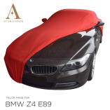 BMW Z4 (E89) 2009-2016 - Indoor Car Cover - Mirror Pockets - Red