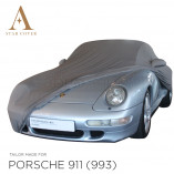 Porsche 911 Convertible (993) 1993-1998 - Indoor Car Cover - Grey - Mirror Pockets
