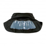 Fiat Barchetta - Fabric Soft Top - With Rainrail - Black