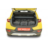 Kia Stonic (YB) 2017-present (adjustable boot floor in highest position) Car-Bags travel bags