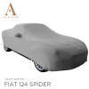 Fiat 124 Spider 2015-2019 - Indoor Car Cover - Mirror Pockets - Grey
