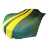 MINI Cooper Convertible (R57) 2009-2016 - Indoor Car Cover - Green with Yellow Striping